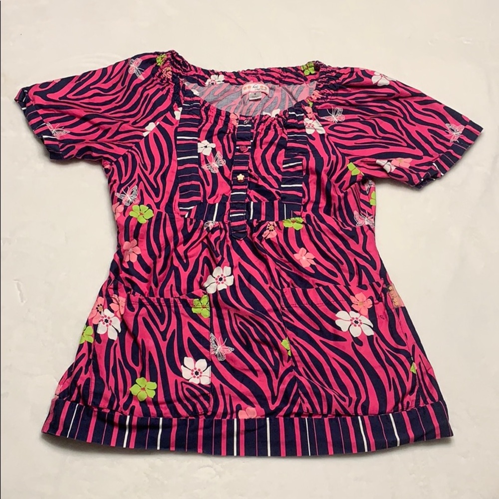 Koi scrub top